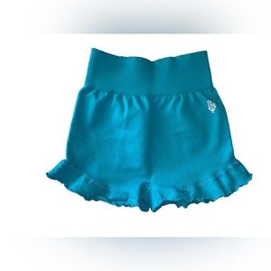 Free People Movement Blue Yoga Shorts